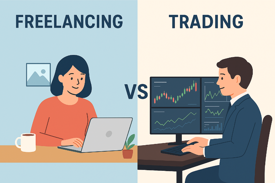 Freelancing vs Trading – Which Is Better