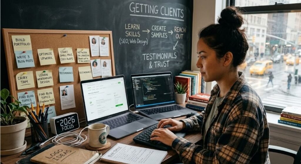 How to Get Clients Without Experience in 2026