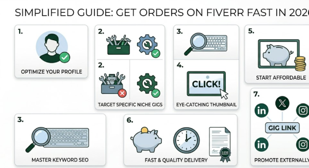 How to Get Orders on Fiverr Fast in 2026